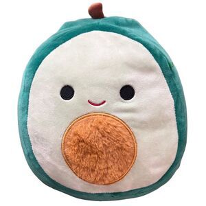 Squishmallows 8" Plush Green Austin The Avocado Kellytoy‎ Super Soft Stuffed Toy